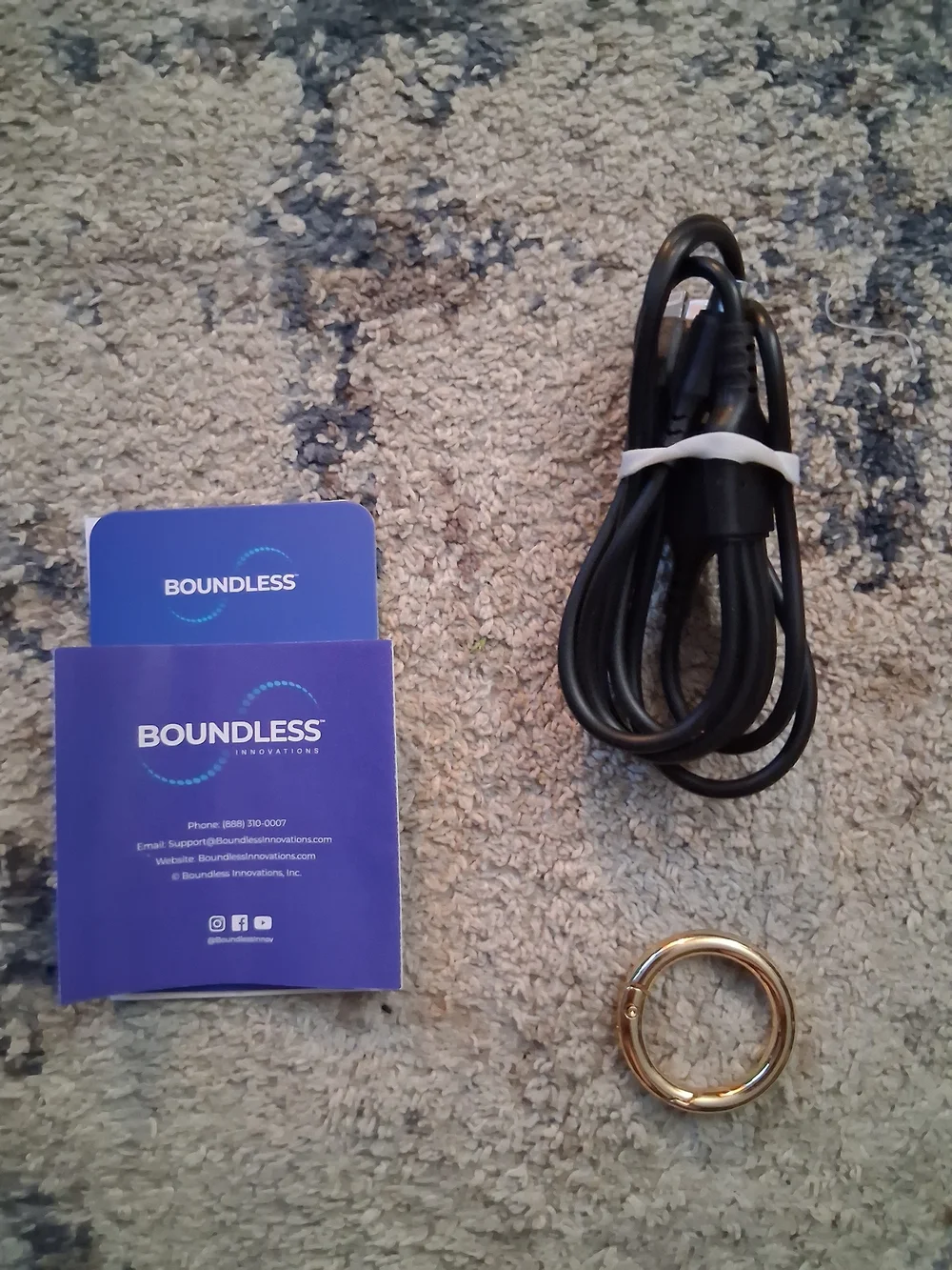 Boundless Keychain Power Bank - Black